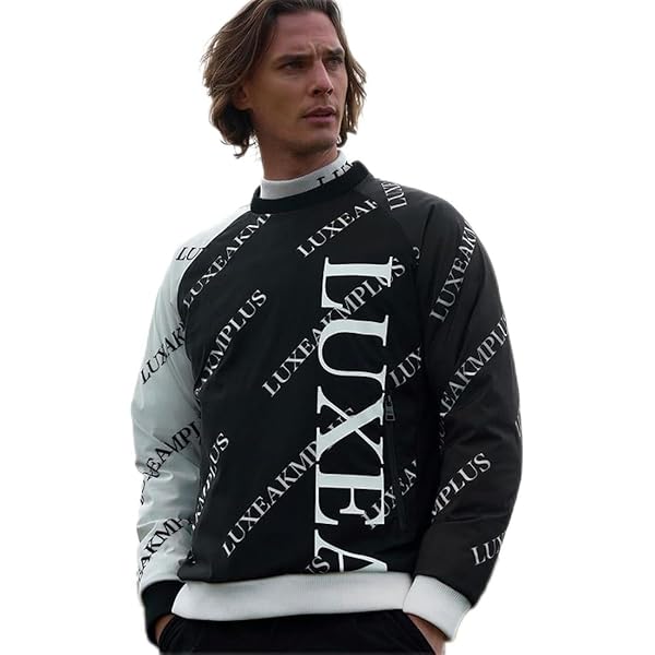 LUXEAKMPLUS 23AW バイカラー総柄中綿 スニードジャック ゴルフ Amazon | [リュクスエイケイエムプラス] ゴルフ バイカラー総柄中綿